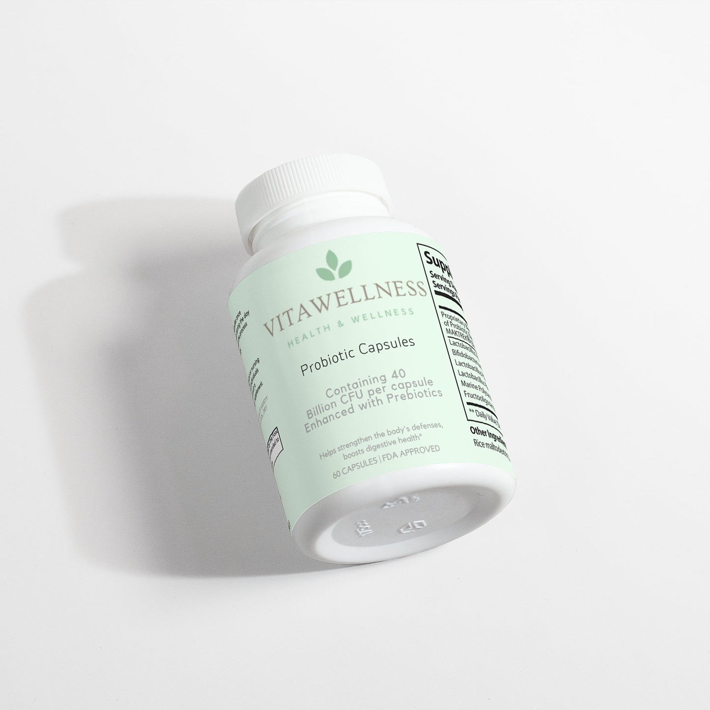 Probiotic Supplement- Made with 40 Billion with Prebiotics